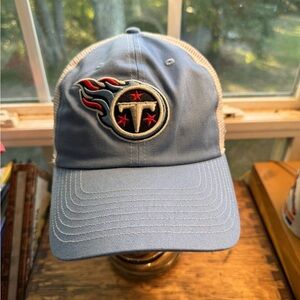 Tennessee Titians Blue & White Trucker Hat - Fanatics Cap